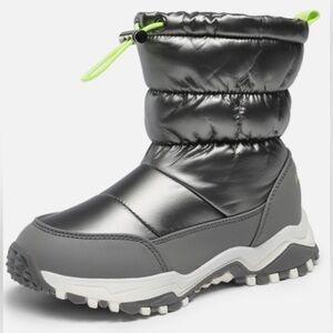 Bruno Marc | Kid's Insulated Waterproof Snow Boots in Grey | Size 6 | NIB/NWT